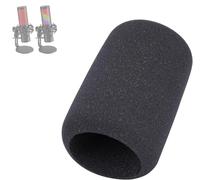 Filtre anti-pop QuadCast 2 compatible avec microphone HyperX QuadCast 2 - Réduction du bruit du pare-brise en mousse, amélioration de la qualité sonore