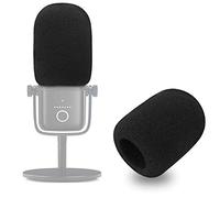Filtre anti-pop Wave 3 - Housse en mousse pour microphone professionnel compatible avec microphone à condensateur USB Elgato Wave pour réduire les pop et les hisses par Sunmon