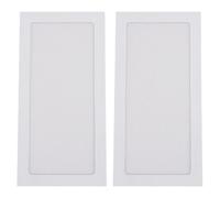 Filtre Anti - Poussière Aimanté pour Ventilateur PC 2 Pièces, Fine en PVC 120x240mm - Installation Facile, Ventilation Optimale Pour Refroidisseur d'Ordinateur (Blanche)