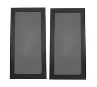 Filtre Anti - Poussière Aimanté pour Ventilateur PC 2 Pièces, Fine en PVC 120x240mm - Installation Facile, Ventilation Optimale Pour Refroidisseur d'Ordinateur (Noire)