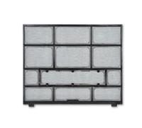 Filtre Anti-poussière Climatiseur Mural Mini-split Écran Collecte Particules Panneau Grille Insert Réinstallable Matériau que Adapté à Climatisation Domestique Purification d'Air Salon, 32X25.5cm