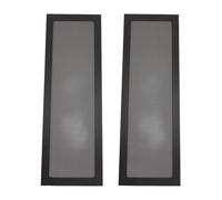 Filtre Anti - Poussière pour Ventilateur PC, Cadre Magnétique en PVC, Maille Fine, 120 x 360mm, Lot de 2 - Installation Facile Sans Vis, Protection Efficace Contre la Poussière e (Noire)