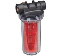Einhell Filtre anti-sable pour pompe à eau 25 cm, cartouche, filetage laiton, 2 raccords R1