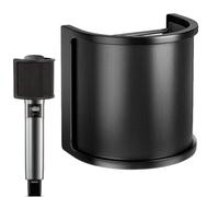 Filtre anti-vent, coupe-vent pour microphone, double couche de protection pour microphone à main, annulation du bruit pour enregistrement streaming podcasts à la maison