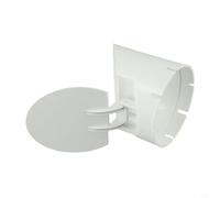 Filtre anti-vidange en PVC blanc pour canalisations de sol extérieures, balcon et jardin - Convient aux tuyaux de 50 mm/75 mm/110 mm/160 mm (110 mm)