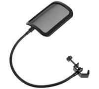 Filtre Antibruit Micro Clip Métal Noir, Protection Plupart des Micros