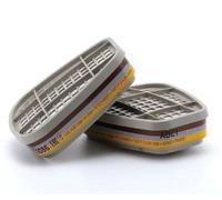 Filtres pour appareil de protection respiratoire réutilisables A1B1E1K1 3M 6059, lot de 2