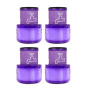 Filtre Avec Brosse, Compatible For Dyson, V11 Animal V11 Torque Drive V15 Detect Aspirateur Nettoyage Cyclone Filtre Arrière Pièce De Rechange(4pcs)