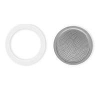 Bialetti Pièces détachées – 1 joint et 1 plaque – Compatible La Mokina et Moka 1 tasse