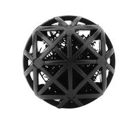 Filtre Bio Poreux Boule Biochimique Efficace pour Aquarium et Matériel de Filtration D'Étang 50 Pièces pour Aquarium PVC + Éponge Noir 16mm-76mm (36 mm avec du Coton)