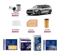 Filtre Bosch Pour Volvo V60 I ( 155 ) D3 D4 120 Kw 163 Hp