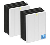 Filtre C545 compatible avec filtre Winix C545 S 1712-0096-00, 2 postfiltres et 8 filtres à charbon actif