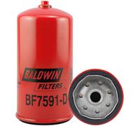 FILTRE CARBURANT, VISSABLE (CUVE METALIQ UE) / AVEC DRAIN - BALDWIN - BF7591-D - Equivalent SN 5171 HIFI FILTER