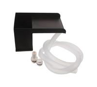 Filtre Cascade Large, Plastique Noir, Circulation d’eau | Installation Rapide, Filtration des Débris, Assemblage Modulaire, Compatible Pompes, Accessoires Couleur Aléatoire,