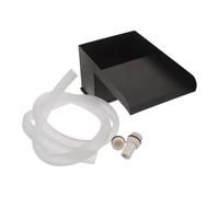 Filtre Cascade pour Petit Étang en Plastique Noir à Large lame | Assemblage Modulaire Peu Encombrant, Nettoyage Facile, Filtration des Débris, Compatible Dispositifs Couleur Aléatoire