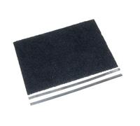 Filtre charbon (30,5x22,5cm + 2 tringles de fixation (à l'unité) (61624-3846) Hotte (74X5226 BRANDT SAUTER)
