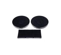 Filtre charbon pour hotte kit compose de 4 pieces Multi-marques