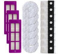 Filtre, chiffon et sac à poussière pour aspirateur Eureka J15 Pro et Ultra avec station d'accueil - 1 ensemble (3 filtres + 6 chiffons + 8 sacs)