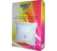 Filtre Clean Y 8 m Sacs d'aspirateur, spécial pour filtre pour, blanc