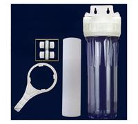 Filtre Clés de préfiltre à connexion rapide 10 pouces 1/2 1/4 boîtier de filtre à eau connexion en coton PP De l'aquarium Débit d'eau rapide(1/4)