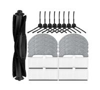 Filtre compatible avec aspirateur robot Laresar L6 Pro, brosse principale, brosse latérale, filtre Hepa, serpillère, chiffon à poussière, sac à poussière, accessoires de pièces de rechange (couleur :