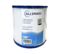 AllSpares Filtre compatible avec Emaux CF25 / CF25-CE / 914100437 – 2x