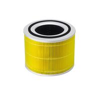 Filtre Compatible avec le purificateur d'air Levoit Core 300, filtre à charbon actif Compatible avec le filtre Hepa Levoit Core 300(Color:Yellow)