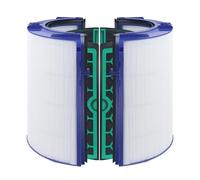 Filtre Compatible Avec Les Purificateurs D'air Dyson HP04, TP04, DP04, TP05 Et DP05. Filtre En Verre Scellé À Deux Vitesses Avec Ventilateur 360° Pure Cool.(White 1PCS)