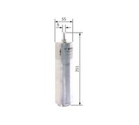 Filtre à carburant Filtre de conduite F 026 402 126 BOSCH pour NISSAN
