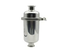 Filtre court en ligne for canalisations de 38/51 mm x 1,5 "2" Tri Clamp en acier inoxydable SUS 304/SUS316L for brassage de bière maison(SUS316L,51MM FERRULE OD 64_60 MESH)