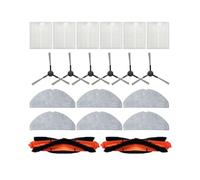 Filtre, Couvercle De Brosse Principale, Support De Chiffon, Brosse Latérale, Bac À Poussière, Compatible Avec Xiaomi, Aspirateur Robot S20/D106. Pièces Détachées(20pcs)
