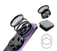 Filtre CPL magnétique pour iPhone, filtre polarisant rotatif avec lentille Starburst, compatible avec iPhone 13-17, Samsung S21-S25