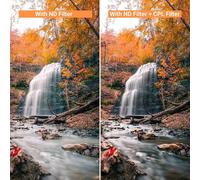 Filtre Cpl Nd Variable 67Mm 2 En 1 Nd2-Nd32 5 Filtre Vnd À Arrêt Dur Avec Filtre Polarisant Circulaire Pour Canon Nikon Sony Sigma Fujifilm Objectif D'Appareil Photo Photographie De Paysage[Z2206]