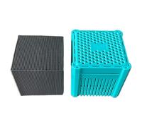 Filtre cube d'aquarium - Accessoire d'aquarium avec aide à la filtration multifonction pour étang, jardin et bassin d'eau salée