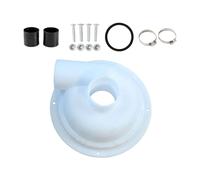 Filtre cyclone séparateur de poussière pour aspirateur, facile à installer, 19,7 cm, accessoire pour système de collecte de poussière - Blanc