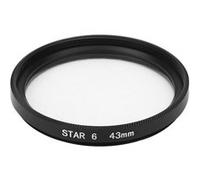 Filtre d'objectif Junestar Étoile 43mm pour Canon Nikon Sony Pentax Olympus Fujifilm G