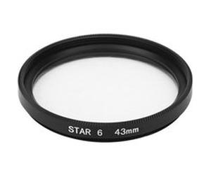 Filtre d'objectif Junestar Étoile 43mm pour Canon Nikon Sony Pentax Olympus Fujifilm G
