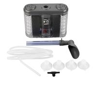 Filtre d’Aquarium à Double éponge, Filtre Submersible Silencieux pour Aquarium, Culture de bactéries oxygénantes avec Pierre diffuseur d’air, pour Petits Aquariums d’Eau Douce