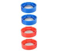 Filtre D’entrée D’eau pour Lave-linge 4 Pièces en Fer, Écran | Remplacement de Vanne D’admission, Nettoyage Facile, Installation Simple, Lot Complet