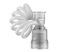 Filtre D’évier Blanc à Économie D’eau et Anti-éclaboussures Cuisine | Plastique et Aimant, Contrôle du Jet, Remplacement D’ancien Mousseur, Usage Évier et Rinçage des Cheveux