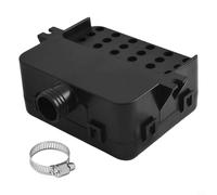 Filtre d'admission d'air de 25 mm pour chauffe-eau diesel Webasto et Eberspacher avec silencieux de 145 x 124 x 55 mm compatible avec les raccords de tuyau de 25 mm