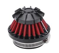 Filtre d'admission de moteur, filtre d'admission d'air 35 mm 42 mm 48 mm 50 mm de diamètre intérieur anti-vieillissement pour Pit Bike Rouge