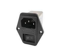 Filtre d'alimentation à double interrupteur d'assurance CW2C-10A-T 10A 6A 1B 2B 2A(CW2B -10A- T 10A)