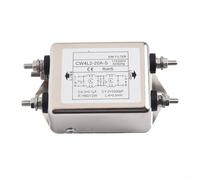Filtre d'alimentation pour applications CA monophasées, modèle CW4L210AS, caractéristiques d'installation de boulons et plage de fréquences de 50/60 Hz (CW4L2-20A-S)