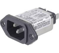 Filtre d'alimentation TE Connectivity 6609006-5 avec connecteur femelle pour appareil 250 V/AC 3 A 1.5 mH 1 pc(s)