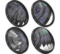 Filtre d'appareil Photo kaléidoscope, Effets spéciaux, Accessoires de Photographie, Prisme d'objectif SLR (Color : 58mm Linear, Size : Add 52mm Adapter)