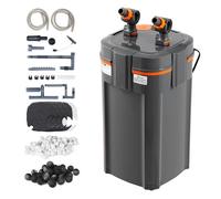 VEVOR Filtre d'aquarium 660 GPH, filtre à 5 étapes 890 L, filtre interne ultra silencieux avec protection UV, filtre de puissance submersible avec fonctions multiples pour aquariums, 25 W