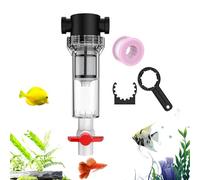 Filtre d'aquarium - Collecteur de déchets de poissons d'aquarium - Système de filtration efficace - Séparateur de matières fécales pour petite fontaine d'eau salée