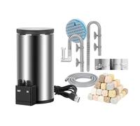 Filtre d'aquarium efficace en acier inoxydable avec mécanisme silencieux intégré et alimentation USB pour boîtiers marins de 30 à 40 cm, ventilateur d'aquarium à faible bruit