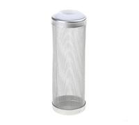 Filtre d'aquarium en acier inoxydable, 1 pièce, couvercle de protection for crevettes en micro-maille métallique, for filtres d'aquarium de 12 mm/16 mm de diamètre intérieur(16MM)